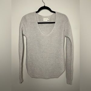 WILFRED WAFFLE LIGHT GREY LONG SLEEVE XXS